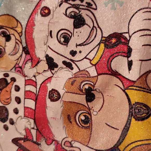 Paw Patrol red holiday long sleeved tee shirt - Picture 5 of 5